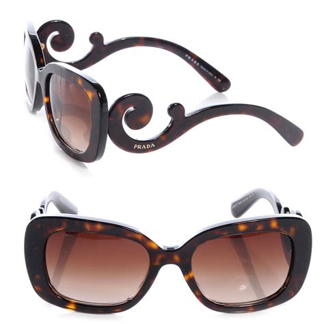 prada glasses silver tortoise|prada sunglasses tortoise shell.